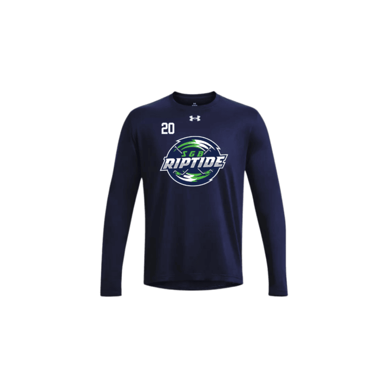 Men s Under Armour Long Sleeve T Shirt with Custom Number